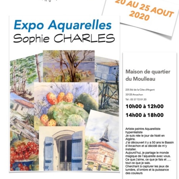 Exposition Aquarelle de Sophie Charles